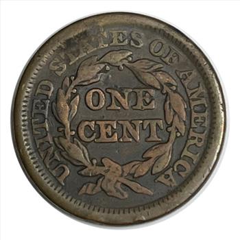 * 1846 U.S. Braided Hair Large Cent -  Small Date, Large Letters