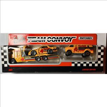 * 1990 Matchbox Team Convoy Super Star - Limited Edition - Kodak Film Racing - 3 Vehicles !