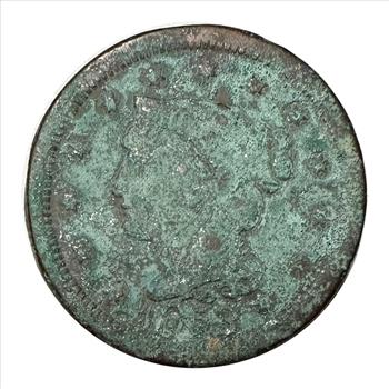 1853 U.S. Braided Hair Large One Cent