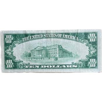 *1928 Series US $10 Ten Dollar Federal Reserve Note