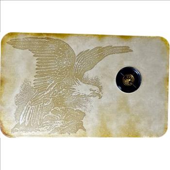 * Birth of Our Nation - Declaration of Independence 1776 - 14K Gold Replica Coin - 0.5 Grams - American Mint - One of 9,999