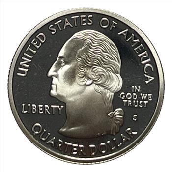 * 2003-S U.S. Silver Proof Washington State Quarter - Maine - Pemaquid Point Lighthouse