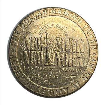 1997 New York! New York! Hotel & Casino Slot Token - Scare
