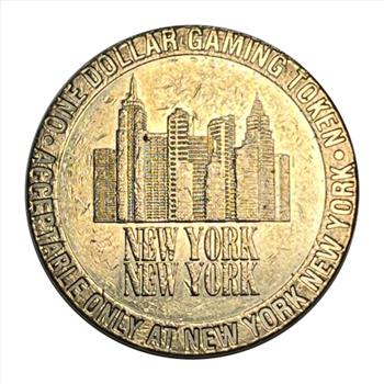 1997 New York! New York! Hotel & Casino Slot Token - Scare