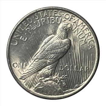 * 1923 U.S. Silver Liberty Peace Dollar - Lustrous