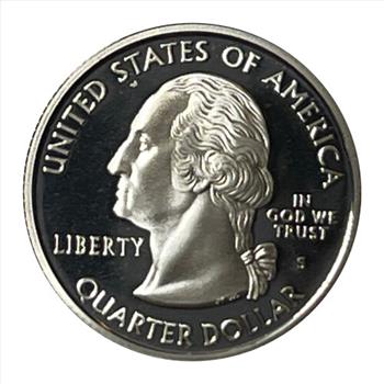 * 2007-S U.S. Silver Proof Washington State Quarter Honoring Idaho