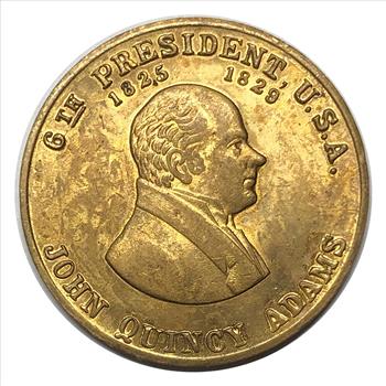 >1825-1829 John Quincy Adams - The Diarist 6th President Token