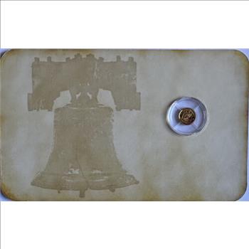 - Symbols of Freedom - American Bald Eagle - 14K Gold Replica Coin - 0.5 Grams - American Mint - One of 9,999