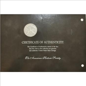 >1882 U.S. Silver Morgan Dollar - The Morgan Silver Dollar Collection - Historic Events of the Time and COA