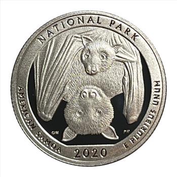 * 2020-S Silver National Park of American Samoa Quarter - Lustrous