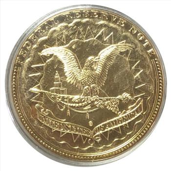 # American Mint $100 Ben Franklin Banknotes Of The USA Commemorative Coin - Gold Layered