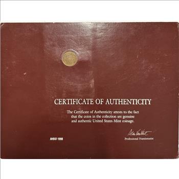 U.S. Mint 1909 VDB Lincoln Penny in Custom Display Panel with Fun Facts and COA