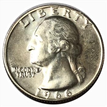 #1966 U.S. Washington Quarter - Brilliant Uncirculated