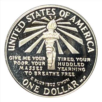 * 1986-S U.S. Silver Liberty Dollar - Statue of Liberty