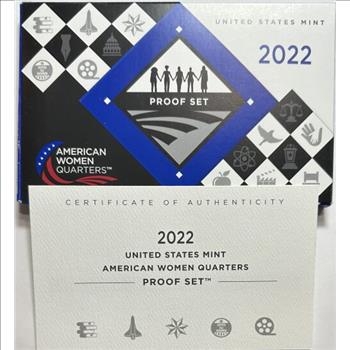 - 2022-S U.S. Mint American Women Quarters Proof Set - 