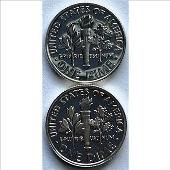 2000-S & 2005-S U.S. Silver Proof Roosevelt Dimes - Set of 2