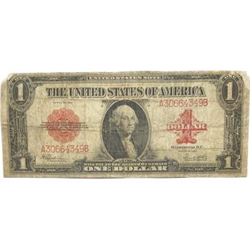 **1923 US $1 Dollar Banknote - Horse Blanket