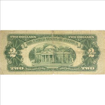 >1928-G U.S. Two Dollar ($2) Red Seal Banknote