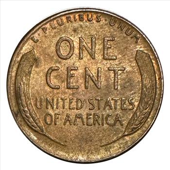 >1955 U.S. Lincoln Wheat Cent - ERROR - Cracked Head
