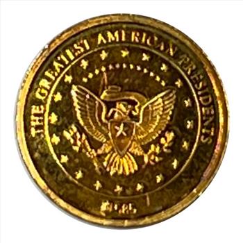 * Greatest American Presidents 14K Gold Coin - John F. Kennedy - .5 Grams