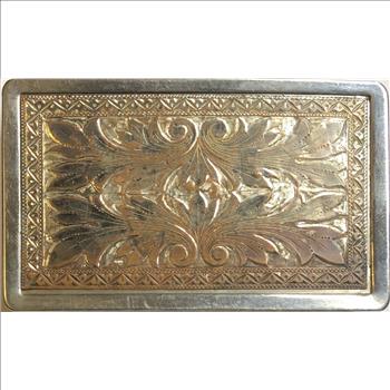 >Vintage Belt Buckle with Beautiful Copper Toning
