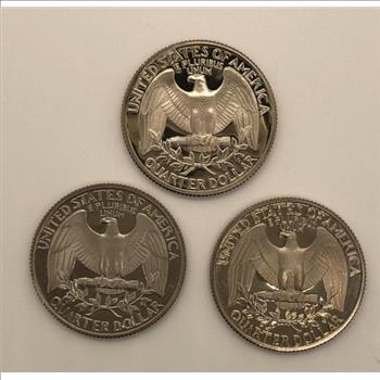 1979-S 1980-S 1981-S U.S. Washington Quarters