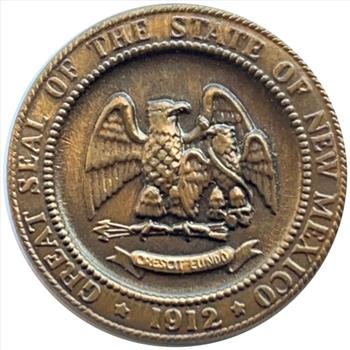 1962 Golden Anniversary of the Great Seal of the State of New Mexico Commemorative Coin