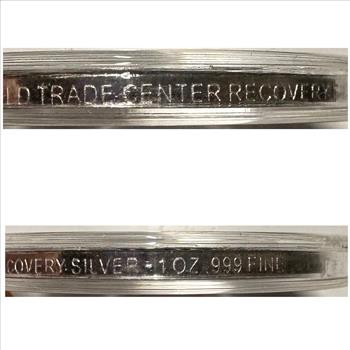 Freedom Tower Commemorative One Dollar Coin 1 Troy Oz .999 Pure Silver Recovered From Ground Zero 