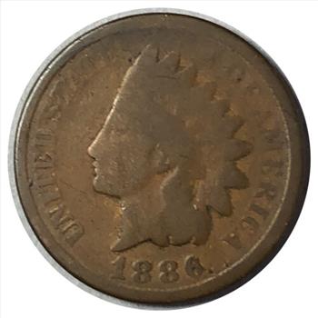 #1886 Indian Head One Cent - Variety 2