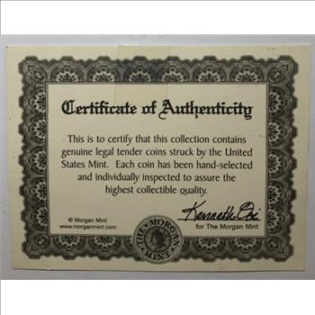 U.S. Complete Roosevelt Silver Dime Mint Mark Collection - Philadelphia Denver San Francisco with COA - 3 Coin Set