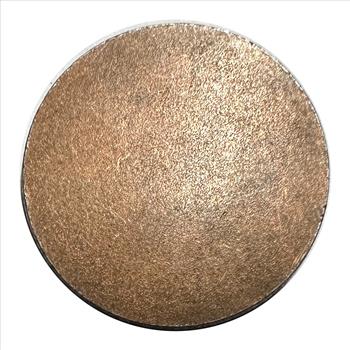 MINT ERROR - Mystery Bronze Blank Planchet, Both Sides, Quarter Size