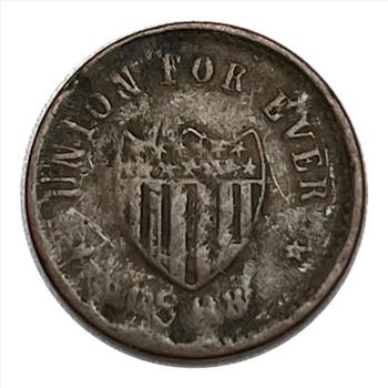 *1868 Civil War Token -  Union Forever