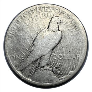 . 1924-S U.S. Silver Liberty Peace One Dollar