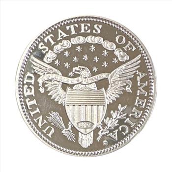 - 1804 U.S. Silver Draped Bust Dollar - Historic Replica Coin - Mirror Shine