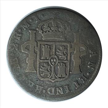 1787 Spain Silver Carolus III, 2 Reales Coin - Rare