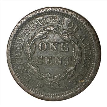 >1843 U.S. Braided Hair Large Cent