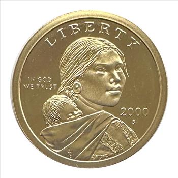 2000-S U.S. Proof Sacagawea One Dollar - Mirror Shine!