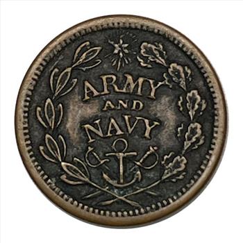*Army & Navy Civil War Token - Beautiful Detail