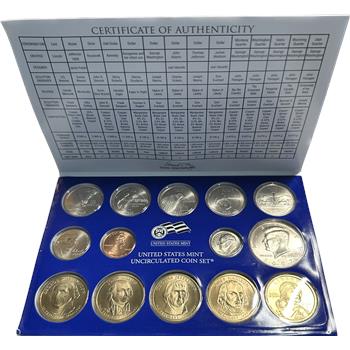 >2007-P U.S Mint Uncirculated Coin Set - 14 Coin Set