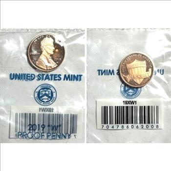 - 2019-W U.S. Proof West Point Special Edition Lincoln Penny Collection - COA - In Original U.S. Mint Cello Packaging