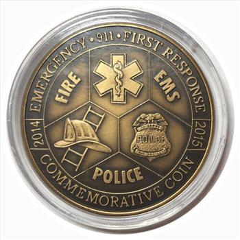 London Bridge Rotary Commemorative Coin Honoring Emergency Response