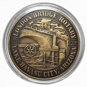 London Bridge Rotary Commemorative Coin Honoring Emergency Response