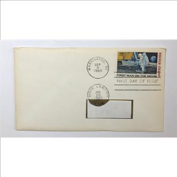 First Day of Issue Sep 9 1969 - First Man on the Moon Stamp
