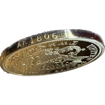 1870-CC U.S. Liberty Twenty ($20) Dollars Replica Coin - Numbered on Edge AK1806