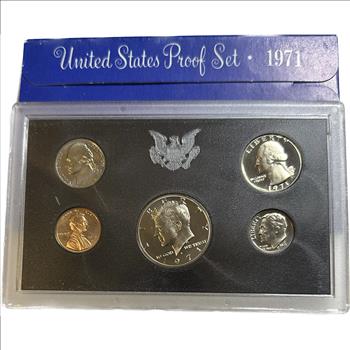 >1971-S U.S. Proof Set - 5 Coins in Original Mint Packaging