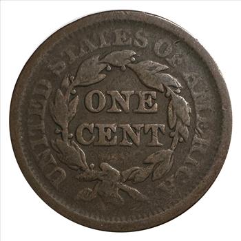 >1852 U.S. Braided Hair Cent