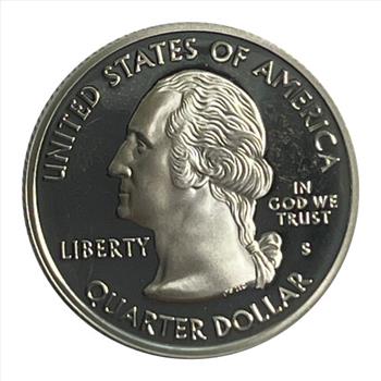 2000-S U.S. Silver Proof New Hampshire State Quarter - Old Man of the Mountain