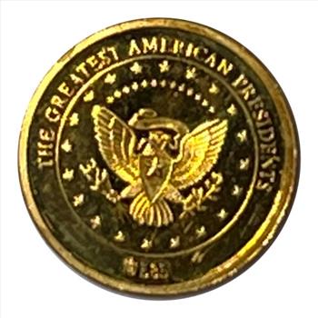 * Greatest American Presidents 14K Gold Coin - John F. Kennedy - .5 Grams