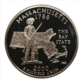 2000-S U.S. Silver State Quarter Honoring Massachusetts 