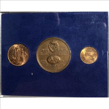 # Queen Mary Commemorative Set - Commemorating the Arrival of the Queen Mary Long Beach, California 1967